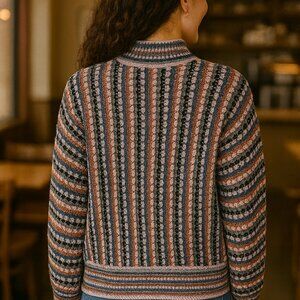 Mutli Color Crew Neck Sweater - NWT